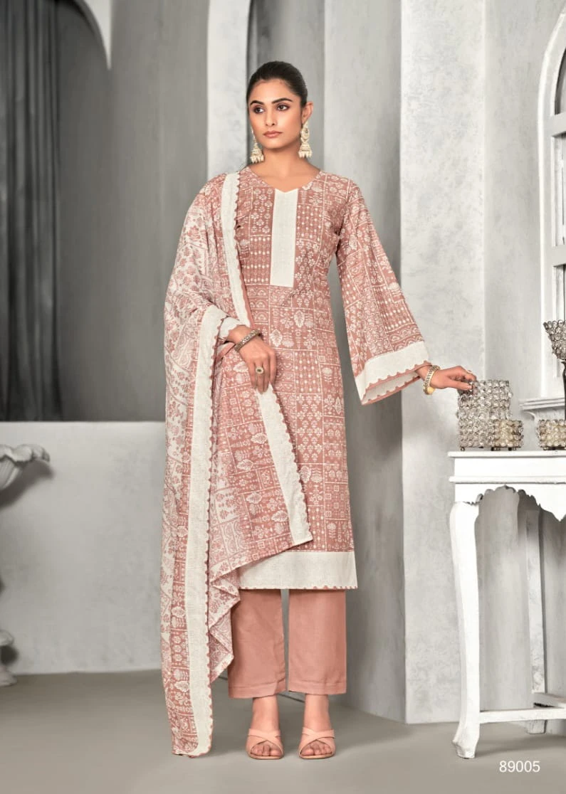 Vardan Ethnic Adhira Vol 7 Pure Cottan Wholesale Cottan Summer Collection Catalog — Wholesale Salwar Suits, MPA wholesale from Surat — view 7